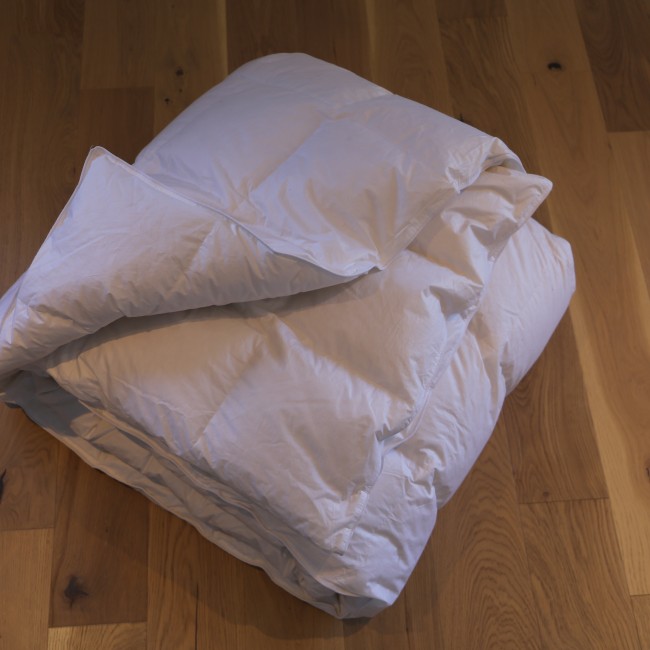 Couette  Naturelle, Duvet d'oie, Tempérée, 200x200 cm 