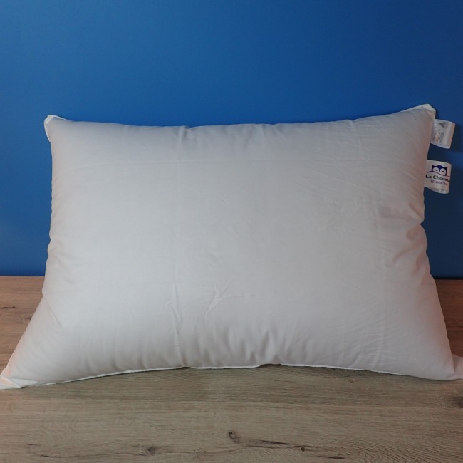 Oreiller Luxe en Duvet de Canard, rectangulaire 50X70cm-700-Moelleux/Fabrication Artisanale Française